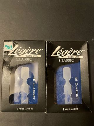 2 unidades cañas Légère Classic 1 3/4 Clarinete Bb