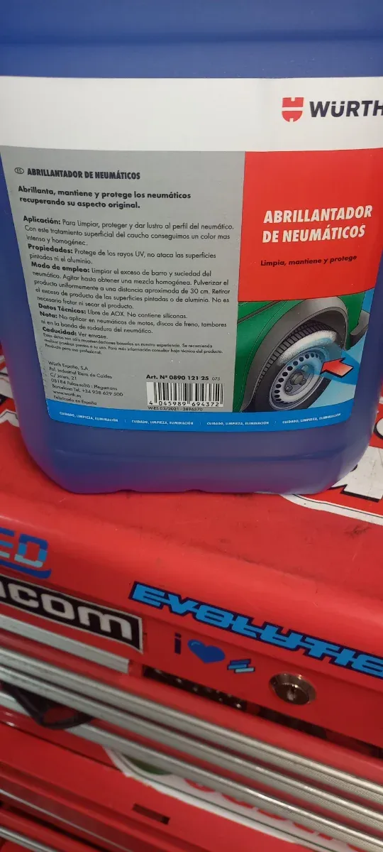 Abrillantador Neumáticos Würth