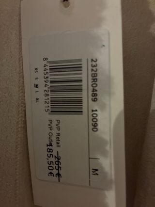 Abrigo pelo Bimba y Lola beige