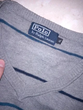 Sudadera Polo Ralph Lauren Rayas Talla XL