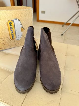 Scarponcini Docksteps donna grigio/marrone