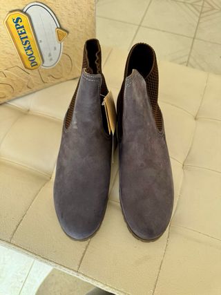 Scarponcini Docksteps donna grigio/marrone