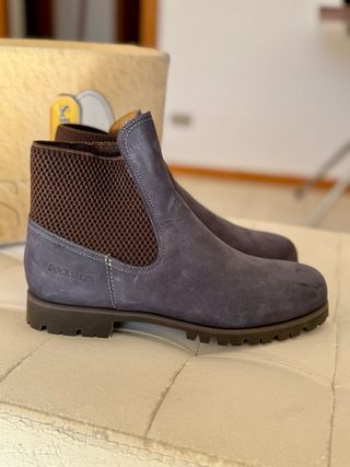 Scarponcini Docksteps donna grigio/marrone