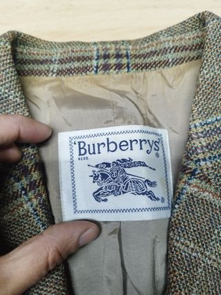 Blazer Burberrys Mujer Marrón Multicolor