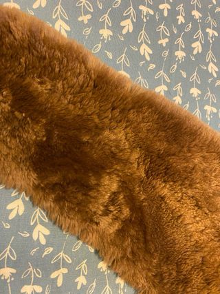 Collo pelliccia marrone