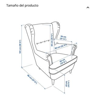 Sillón orejero STRANDOM