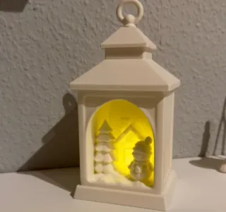 Decorazione natalizia: lanterna natalizia