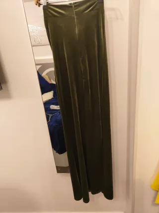 Vestido verde de terciopelo Talla 38