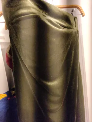 Vestido verde de terciopelo Talla 38