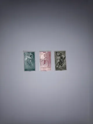 Lote 3 Sellos Ciclismo Guinea Ecuatorial