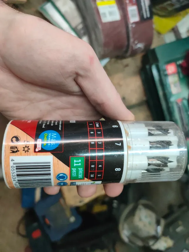 Juego 11 Brocas Parkside Madera