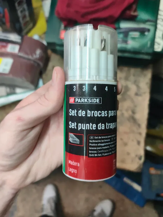 Juego 11 Brocas Parkside Madera