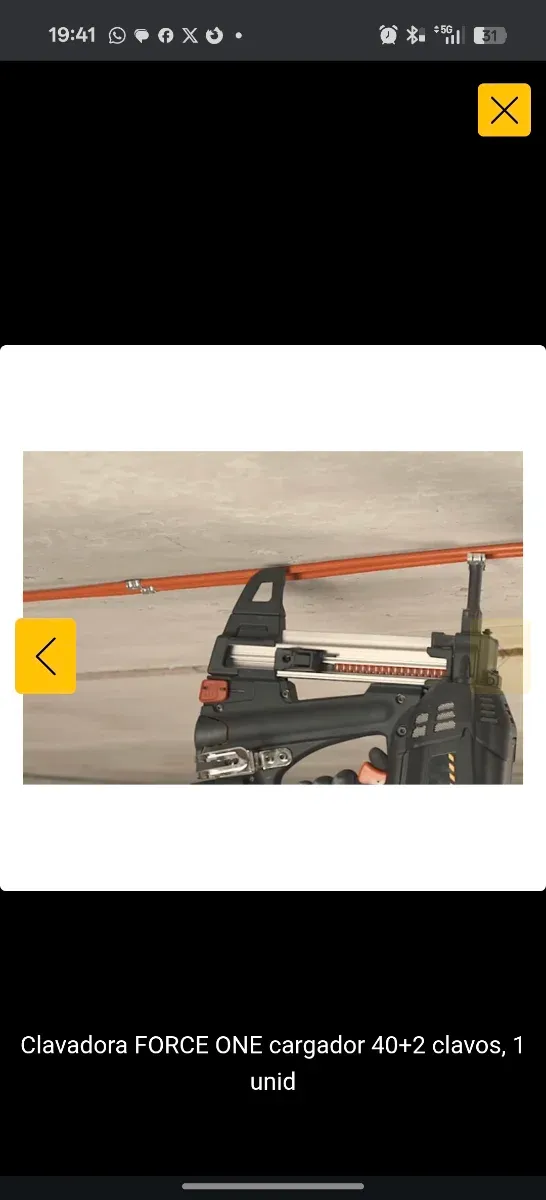 Clavadora Force One Celo