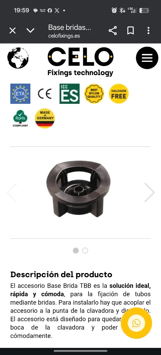 Clavadora Force One Celo