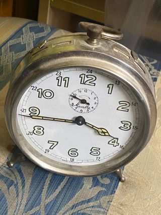 Sveglia anni '50 doppia campana acciaio