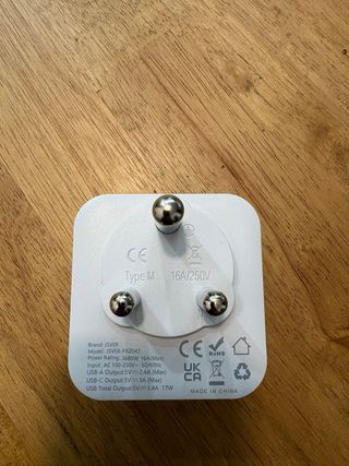 Adattatore Viaggio Sudafrica USB