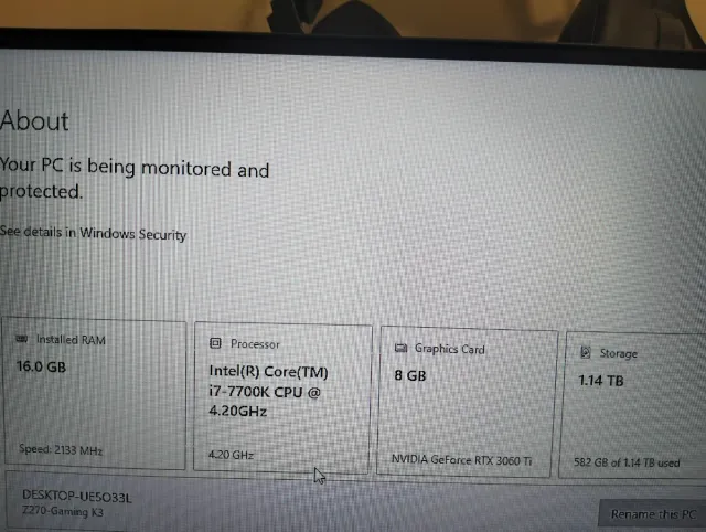 PC Sobremesa Gaming RGB