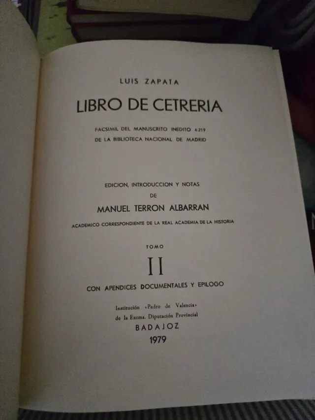 Libro Cetrería Luis Zapata Tomos 1 y 2