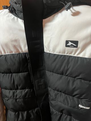 Cazadora niño negra y blanca talla 14