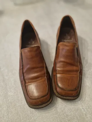 Mocassini vintage in pelle, Calpierre, n.43