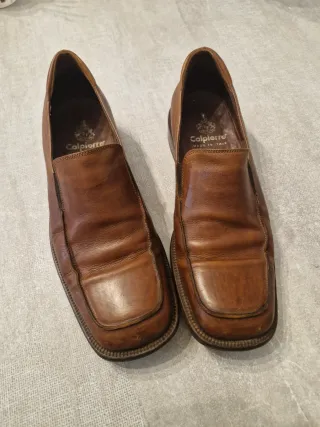 Mocassini vintage in pelle, Calpierre, n.43