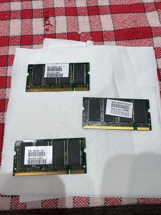 Lote 3 Memorias RAM DDR