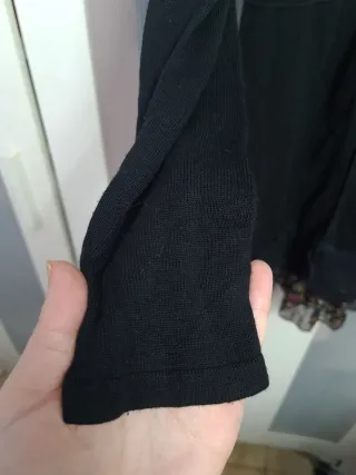 Cárdigan con blusa floral integrada