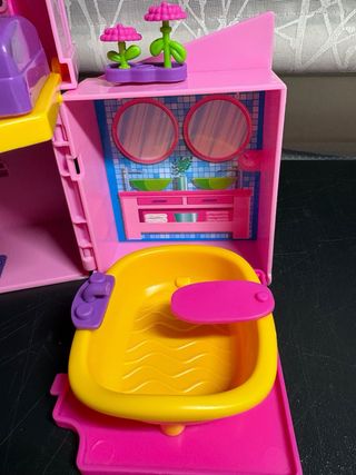Casa de muñecas Pin y Pon rosa