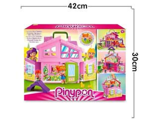 Casa de muñecas Pin y Pon rosa