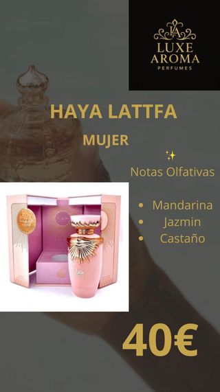 Lattafa Haya Lattfa Mujer Perfume