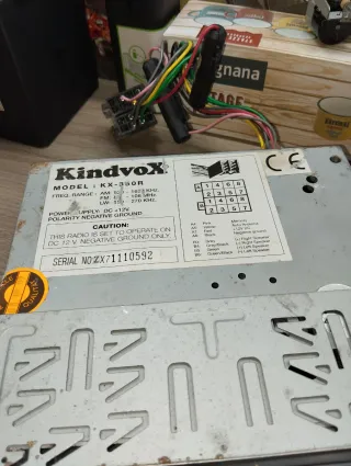 Autorradio Kindvox KX-350B Vintage