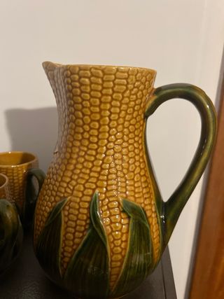 Juego de tazas y jarra de cerámica Costa Pereira