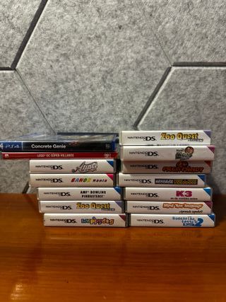 Lote Juegos Nintendo DS y PS4