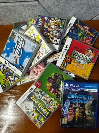 Lote Juegos Nintendo DS y PS4