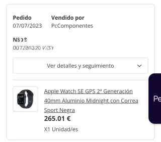 Apple Watch SE 40mm Grigio Siderale