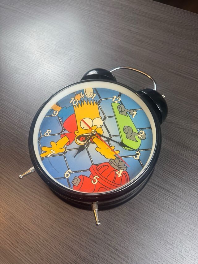 Reloj Despertador Bart Simpson Vintage