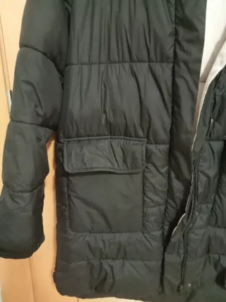 Cazadora Easy Wear reversible negra y beige