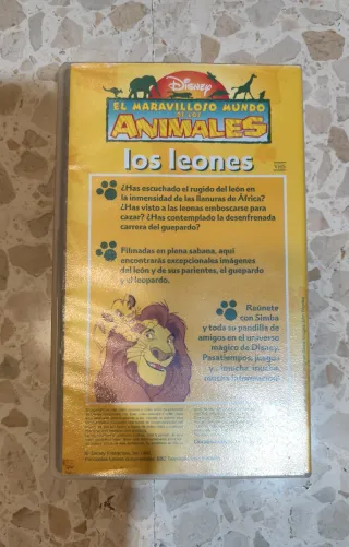 Película VHS El Maravilloso Mundo de los Animales