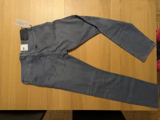 Pantalones Lee Rider Slim Azules Talla M 32-32