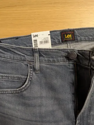 Pantalones Lee Rider Slim Azules Talla M 32-32