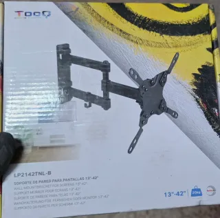 Soporte pared TV de 13" a 42" negro