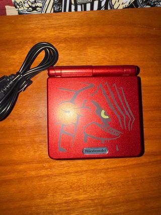 Game Boy Advance SP groudon + Golden Sun 1