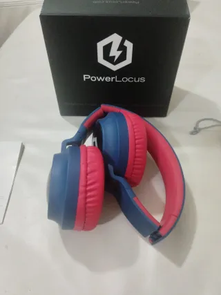 Cascos Inalámbricos PowerLocus Azul/Rojo