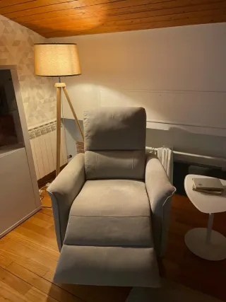 Butaca relax eléctrica gris