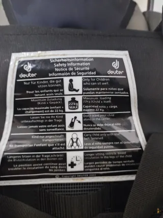 Mochila Deuter Kid Comfort I Plus