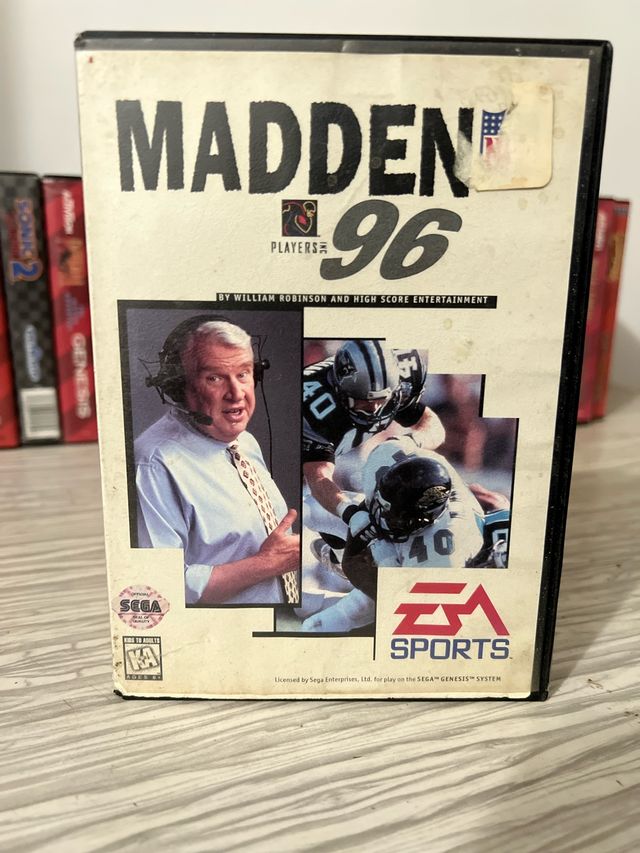 juego sega mega drive  Madden NFL 96 Sega Genesis