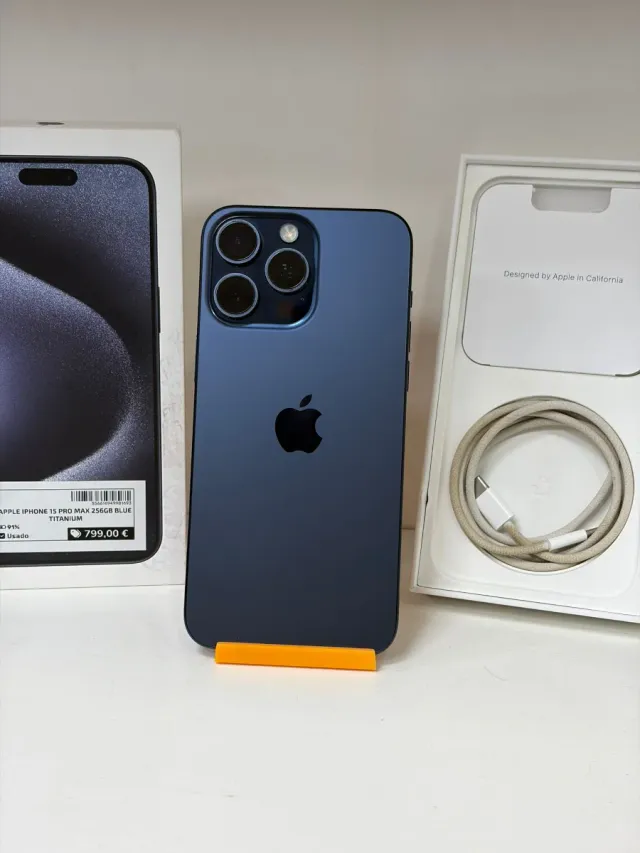 iPhone 15 Pro Max 256GB Blu Titanio