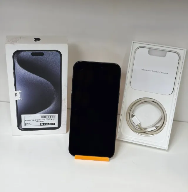 iPhone 15 Pro Max 256GB Blu Titanio