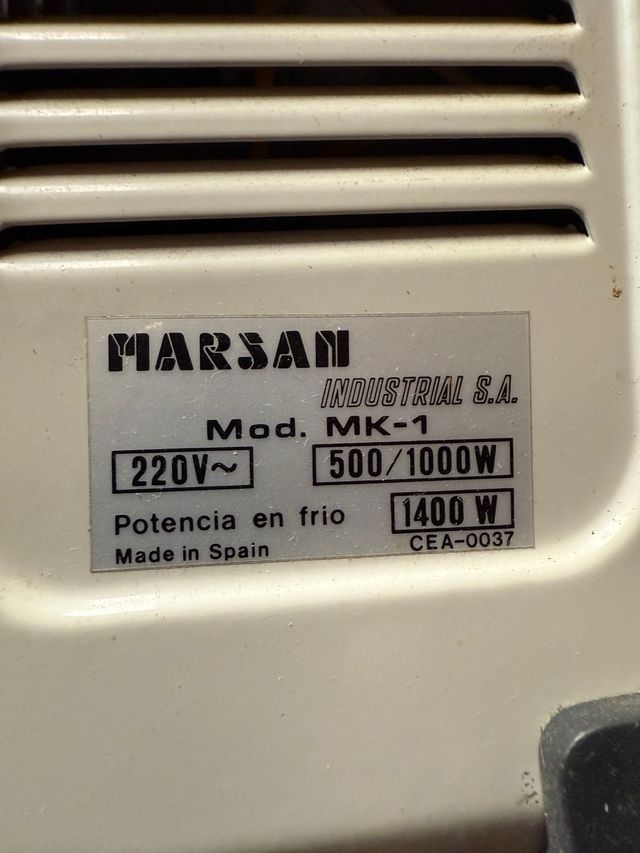 Calefactor eléctrico MARKESIT