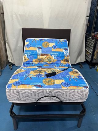 Letto Articolato e Materasso in Lattice 105x190